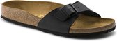 Birkenstock Madrid Dames Slippers Black Regular-fit | Zwart | Imitatieleer | Maat 35 | 040791