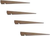 Tentharing - 4x stuks - hout - 40 cm - Tentpennen