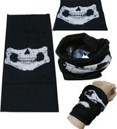 Skull Mask - doodshoofd schedel masker col en sjaal