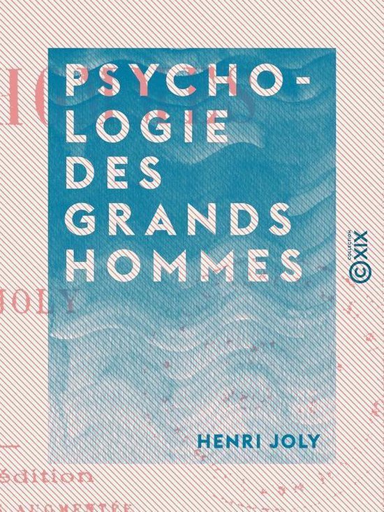Psychologie des grands hommes - cover