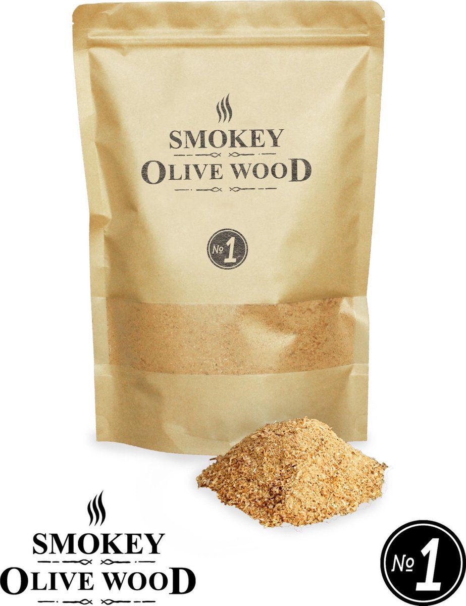 Smokey Olive Wood ?1 Rookmot 0-1mm - 500 gram - Smokey Olive Wood
