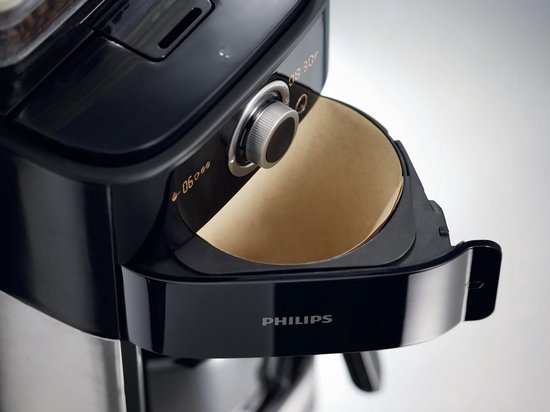 Philips Grind & Brew HD7768/80 - Koffiezetapparaat - Zwart/Grijs | bol.com