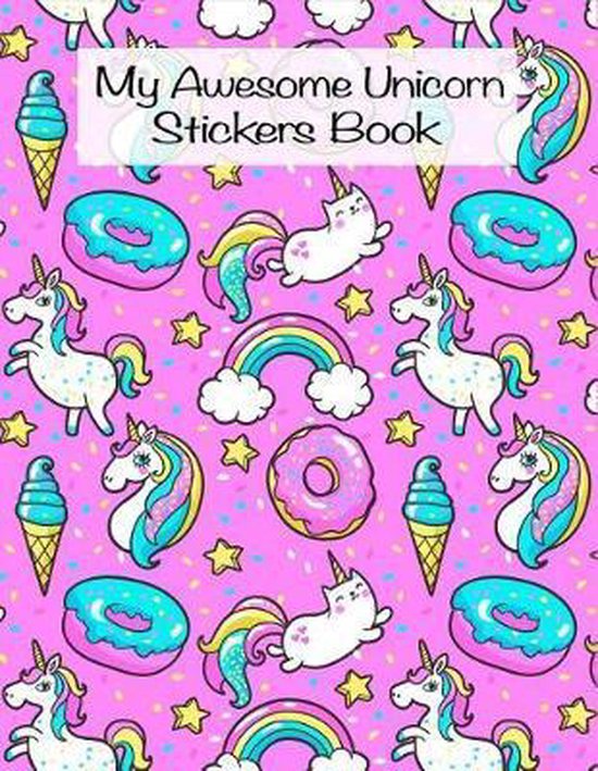 bol.com | My Awesome Unicorn Stickers Book, Ladymberries Publishing