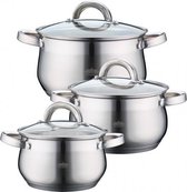 Peterhof Stainless Steel Cookware Set 6pcs