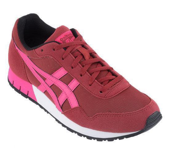 Asics Curreo - Sneakers - Vrouwen - Maat 40 - Rood - Roze | bol.com