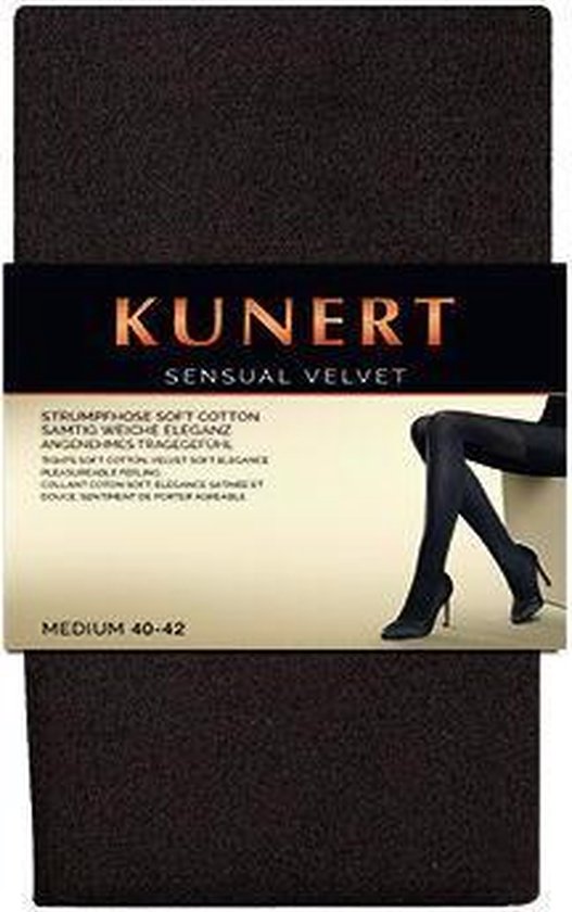 Kunert Sensual Velvet winterpanty 115 denier maat 36-38 kleur Brown