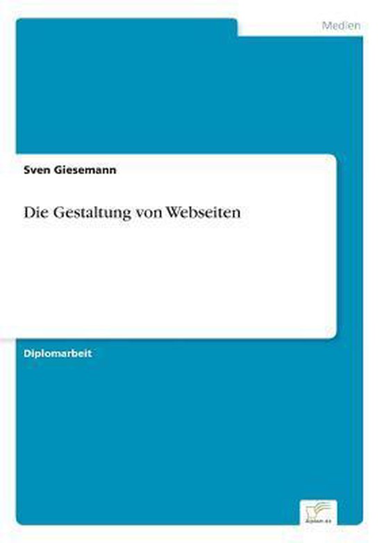 Die Gestaltung von Webseiten - cover