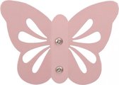 Roommate Butterfly Muurhaak Pale Rose