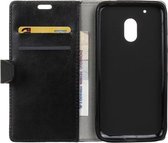 Celltex wallet case cover Motorola Moto G4 Play zwart