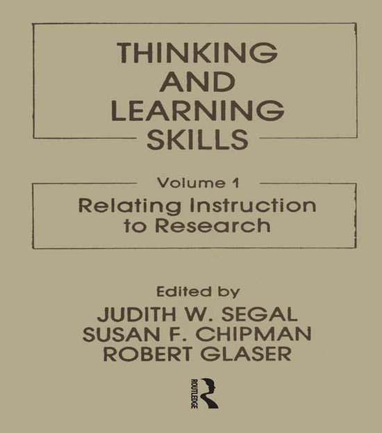 Thinking and Learning Skills - cover