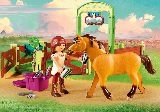 Playmobil Spirit Lucky And Spirit Met Paardenbox 9478 Bestel Nu 