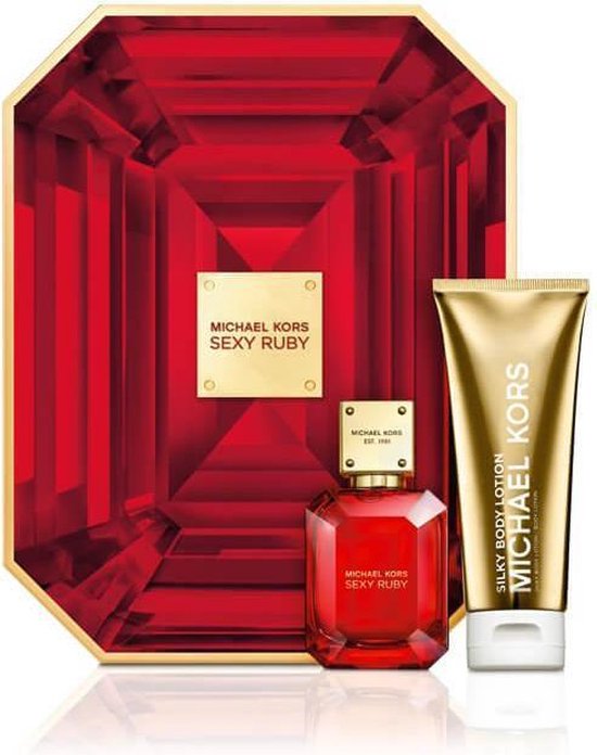 Michael Kors Sexy Ruby Edp 100ml + 10ml+ body lotion 100ml gifset