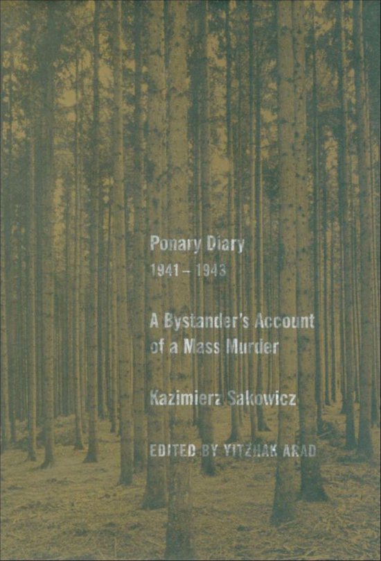 Ponary Diary, 1941-1943 - cover