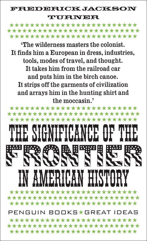 The Significance of the Frontier in American History - cover