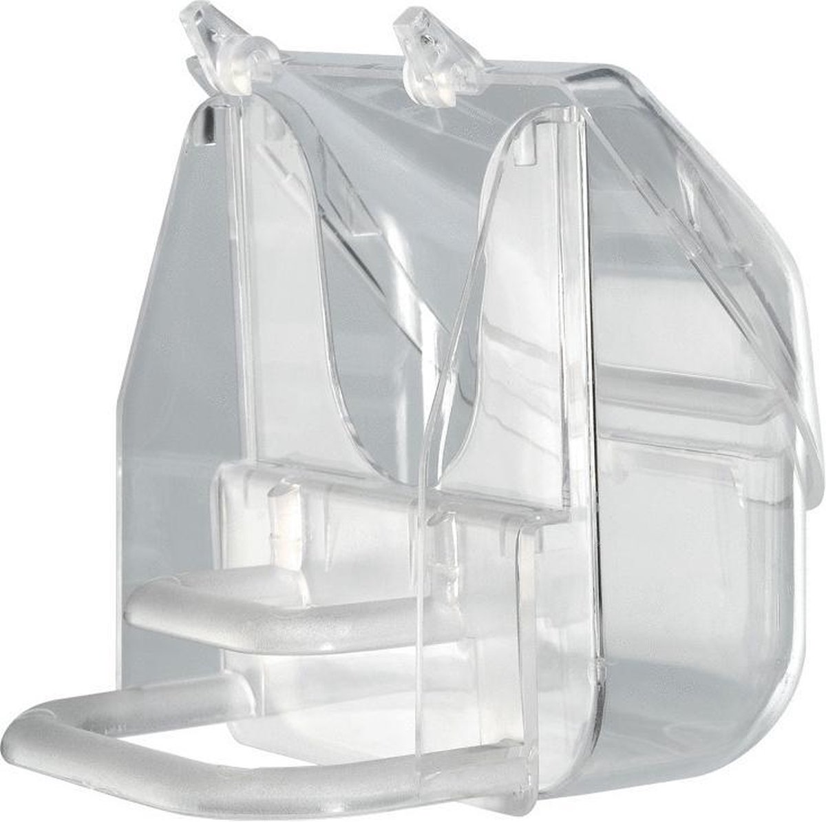 Bol.com Ferplast Pretty 4522 Voerbakje - Transparant - 9 x 9 x 9 cm aanbieding