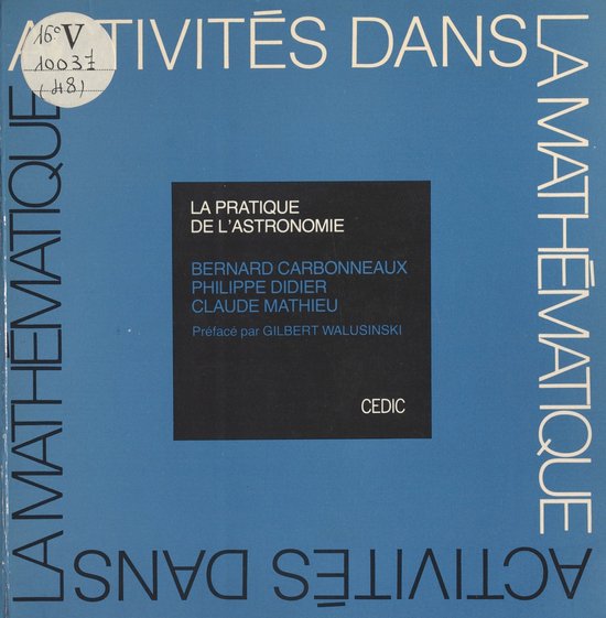 La pratique de l'astronomie - cover