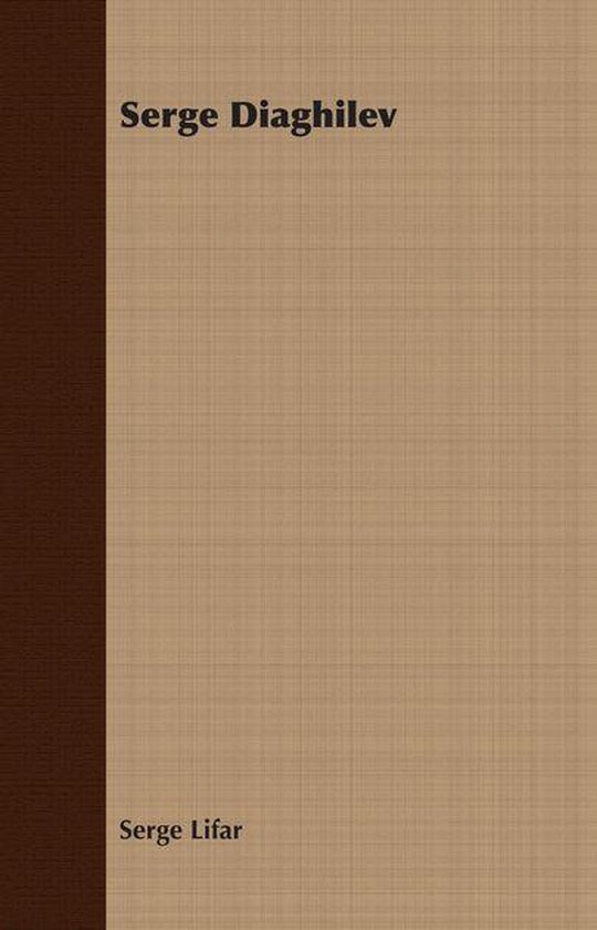 Serge Diaghilev - cover