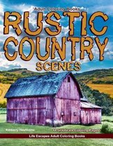 Adult Coloring Books Rustic Country Scenes
