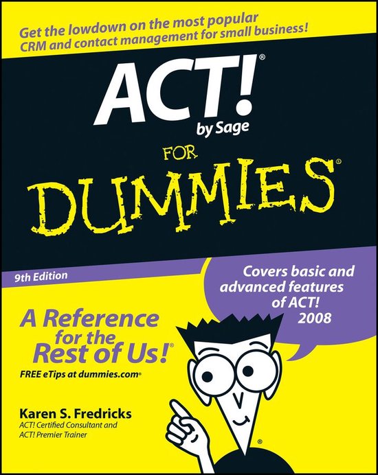 ACT! by Sage For Dummies - cover