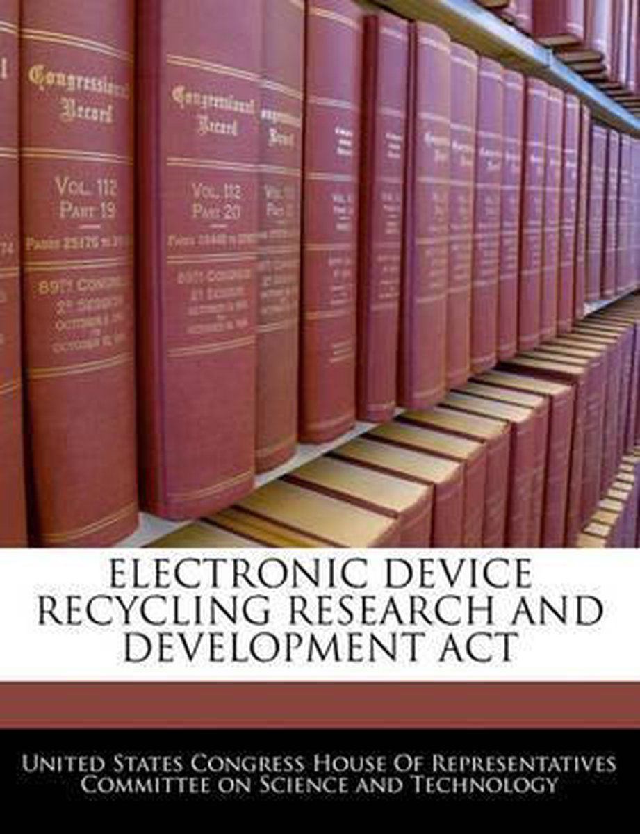 Electronic Device Recycling Research and Development ACT op Prijzenvolger.com