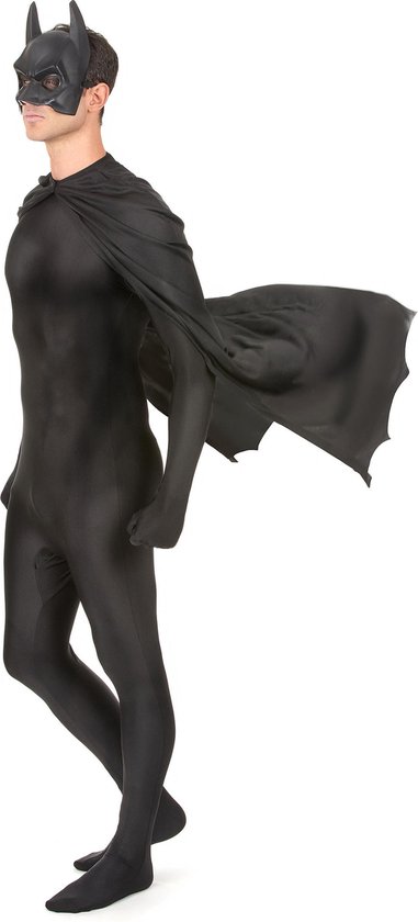 Vegaoo Batman cape en masker - Verkleedattribuut voor volwassenen