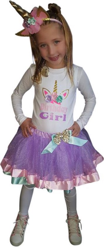 unicorn birthday girl | unicorn kleding | unicorn feestjurk | unicorn  jurken + GRATIS... | bol.com