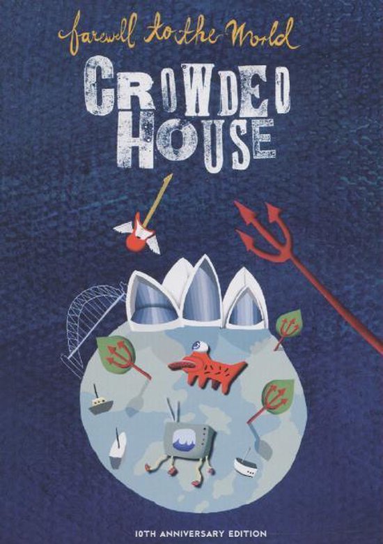 Cover van de film 'Crowded House - Farewell To The World'