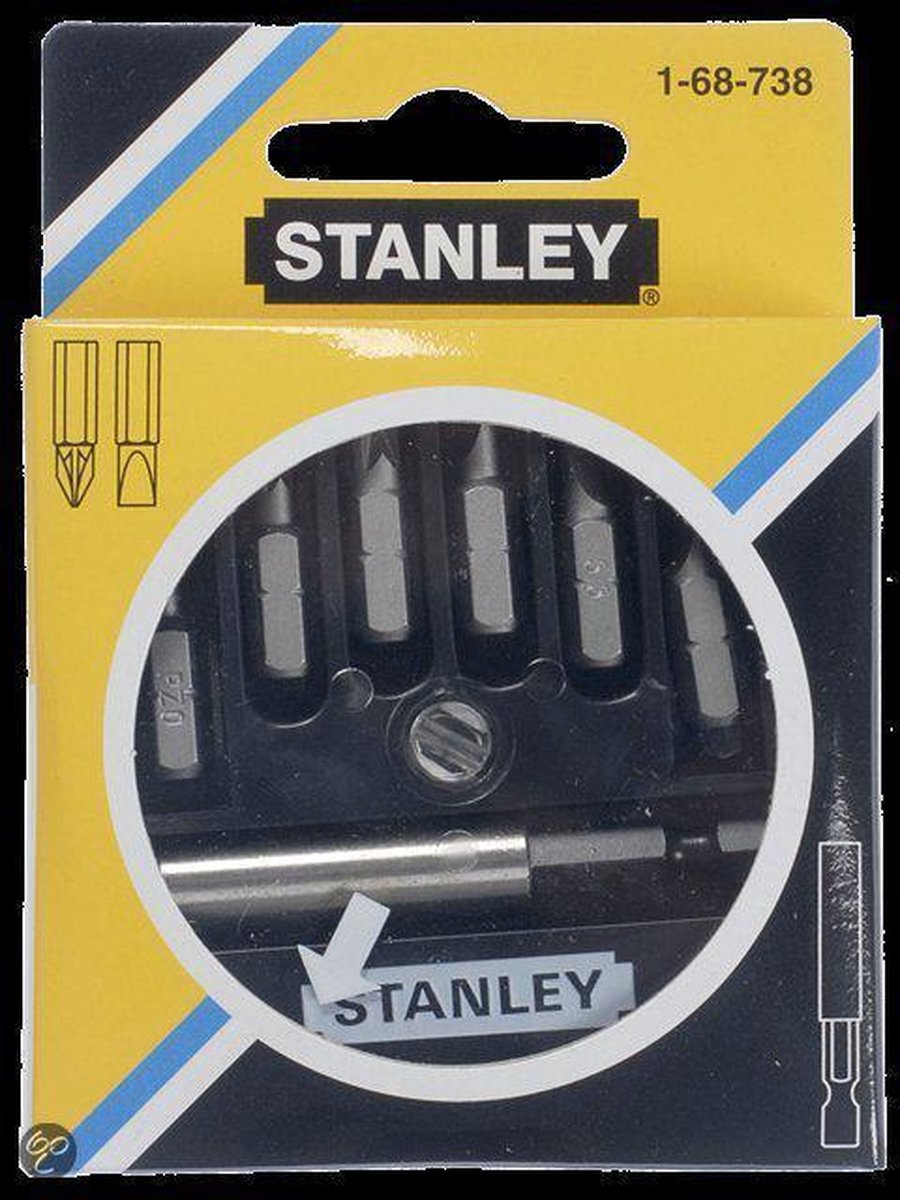 Stanley Assortiment Bits 7 Delig