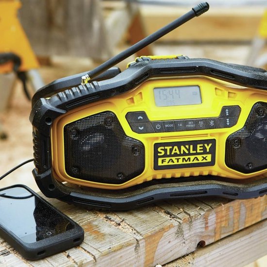 Stanley FMC770B Draagbaar Zwart, Geel radio