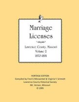 Lawrence County Missouri Marriages 1870-1881