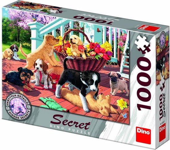rol verteren Verplaatsing Puzzel met geheimen Honden: 1000 stukjes | bol.com