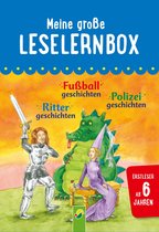 Leselernbuch - Meine große Leselernbox: Rittergeschichten, Fußballgeschichten, Polizeigeschichten