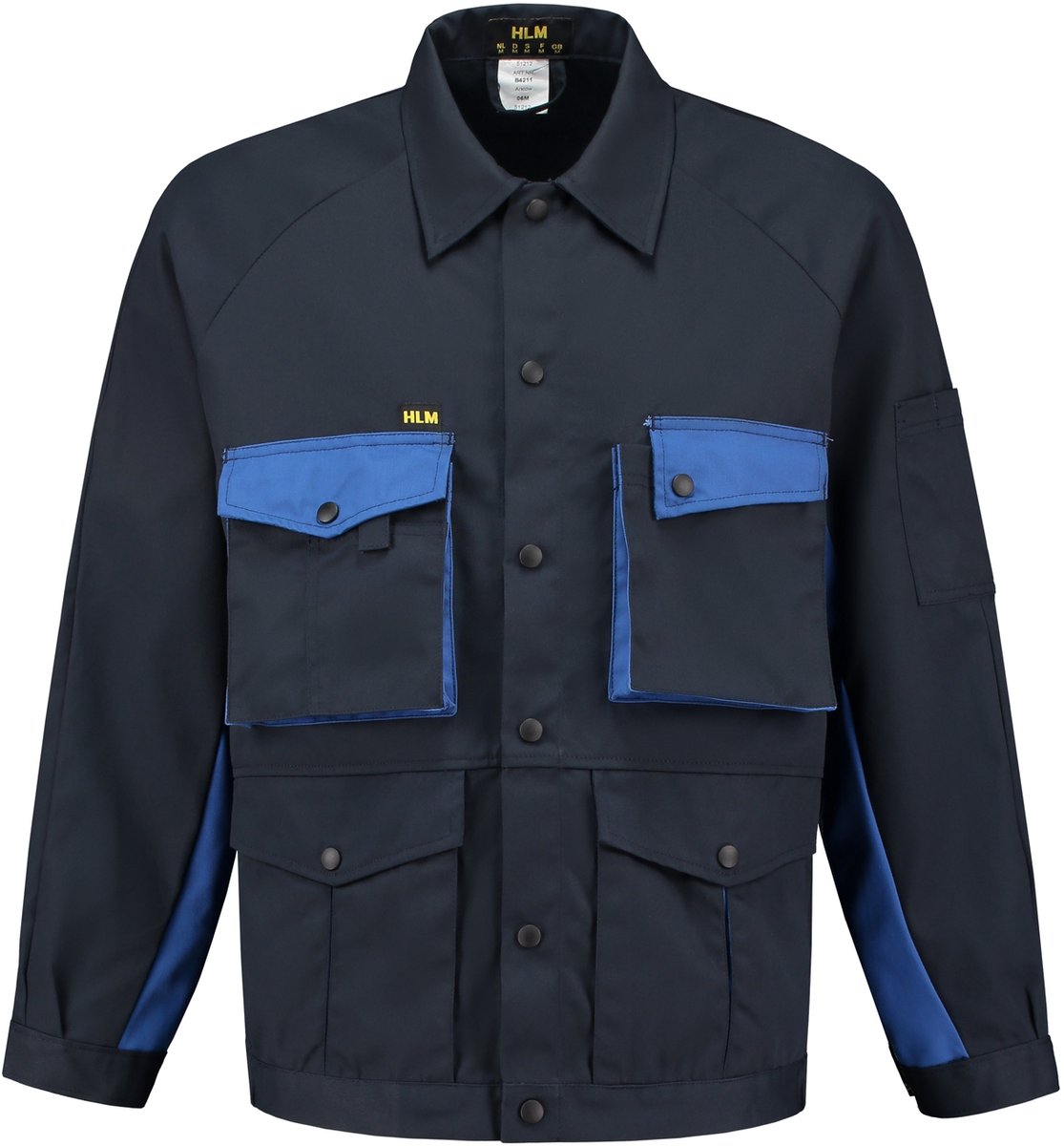 HLM Arklow Werkjas Koningsblauw/marineblauw XL