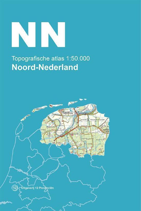 Topografische Atlas 1:50.000 Noord-Nederland - cover