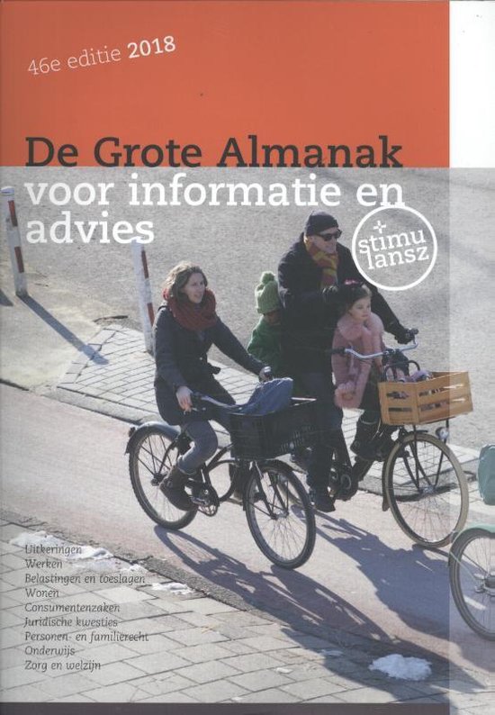 De grote almanak voor informatie en advies 2018 - cover