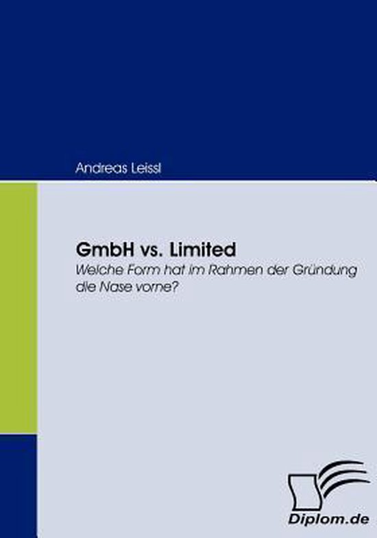 GmbH vs. Limited 9783836660075 Andreas Leissl Boeken bol