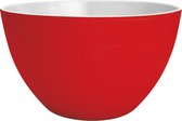 Zak!Designs Twotone Kom - Melamine - Ø 14 cm - Rood/Wit