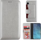 Mobiele telefoon Wallet Case voor Apple iPhone X / 10 Zilver