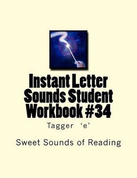 Instant Letter Sounds Student Workbook #34 - cover