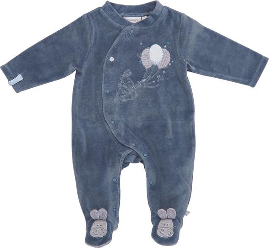 Bestuurbaar Negen anders Noukie's - Smart Jongen Baby pyjama Velours Blauw-1M | bol.com
