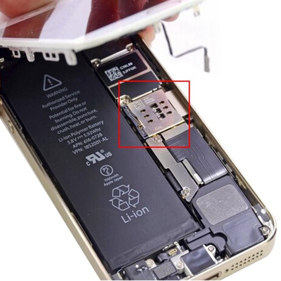 Lecteur de carte SIM pour Apple iPhone SE - Pièce de réparation de  téléphone | bol.com