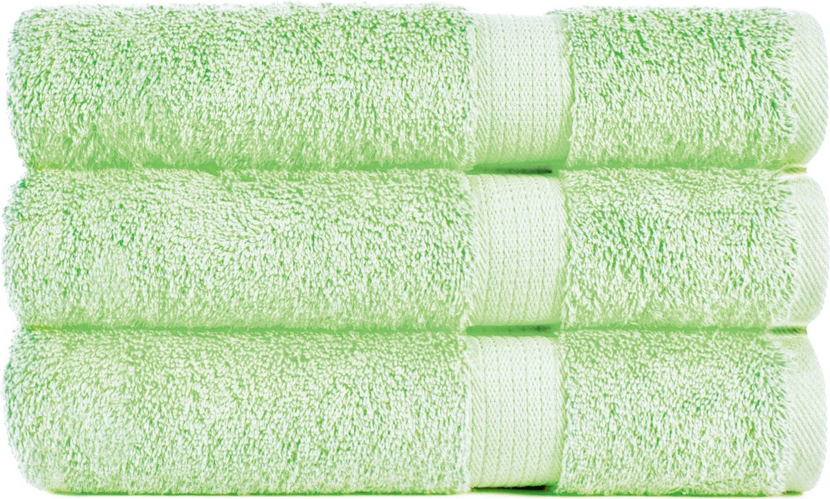 Handdoek 50x100 cm Luxor Uni Topkwaliteit Mint Groen col 410 - 4 stuks