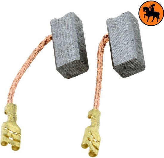 Jeu de balais de charbon pour Bosch GBM 24 VSR - 7x8x17mm - Remplace 1.617.014.131