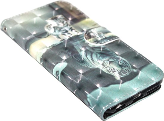 Coque Cat Shadow Tiger Similicuir iPhone 6 (S) Plus