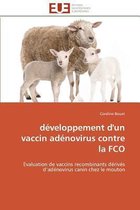 développement d'un vaccin adénovirus contre la FCO