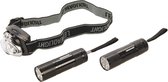 Silverline LED Zaklamp en Hoofdlamp - Set van 3