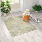 Patchwork Vloerkleed Dices - Yellow Rust 140x200 cm