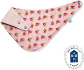 Kwijlslab Dotty Rose - roze