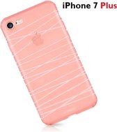 Nest series Pink / Rose TPU hoesje back case cover voor iPhone 7 Plus / iPhone 8 Plus 5.5 inch