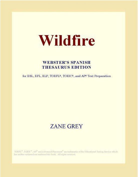 Wildfire (ster's Spanish Thesaurus Edition) (ebook), Icon Group